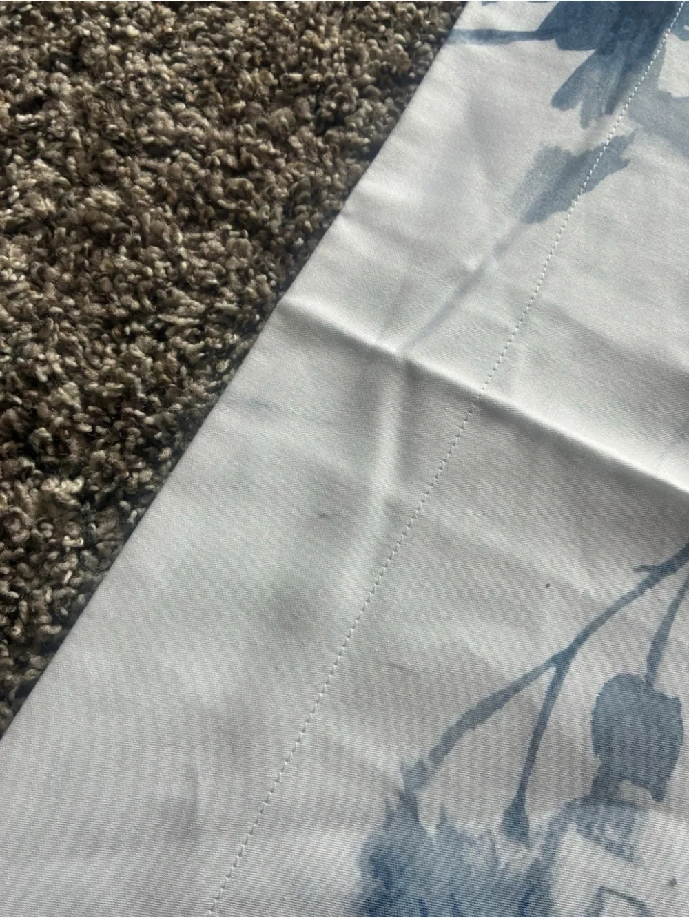 Lauren Ralph Lauren Flora Blue Watercolor Floral Duvet Set Queen